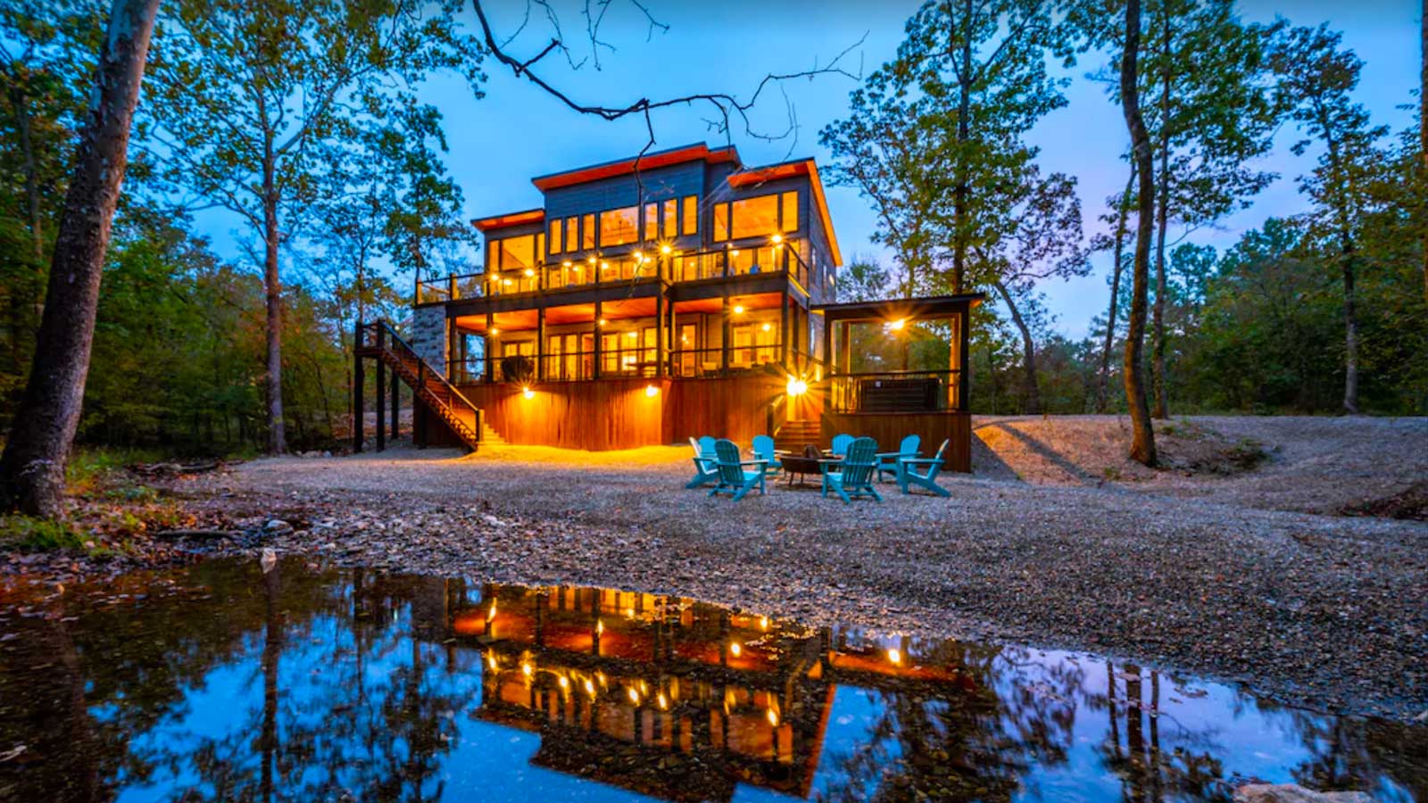 Island in the Stream Luxury Cabin Beavers Bend Cabin Country