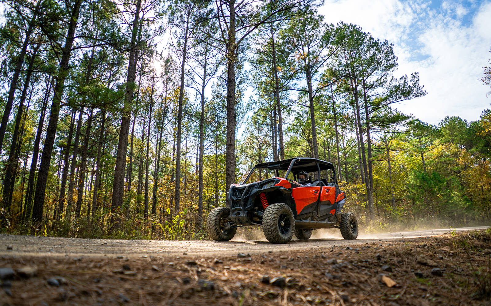 ATV riding for Spring Break in Beavers Bend Cabin Country