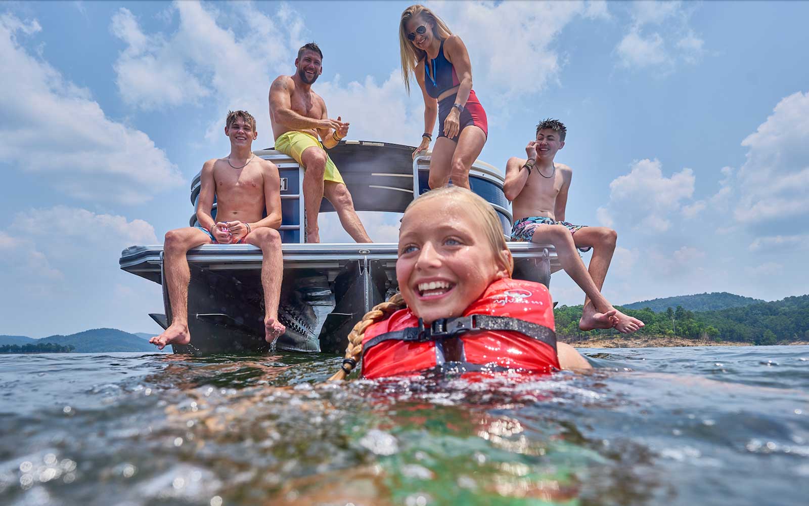 Swimming in Broken Bow Lake