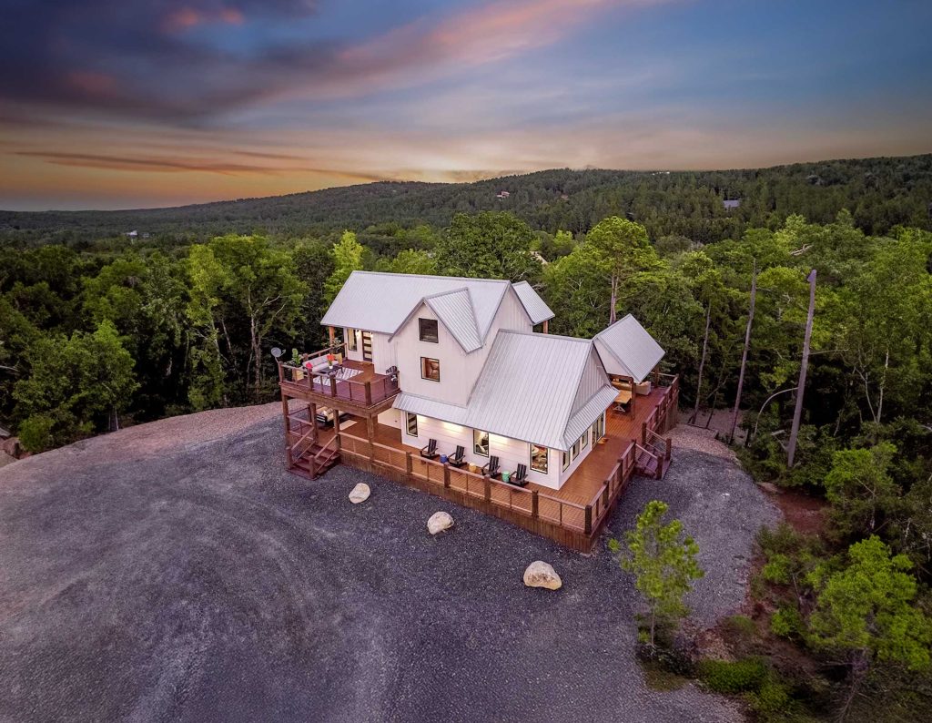 The Gilded Lady cabin in Beavers Bend Cabin Country. 
