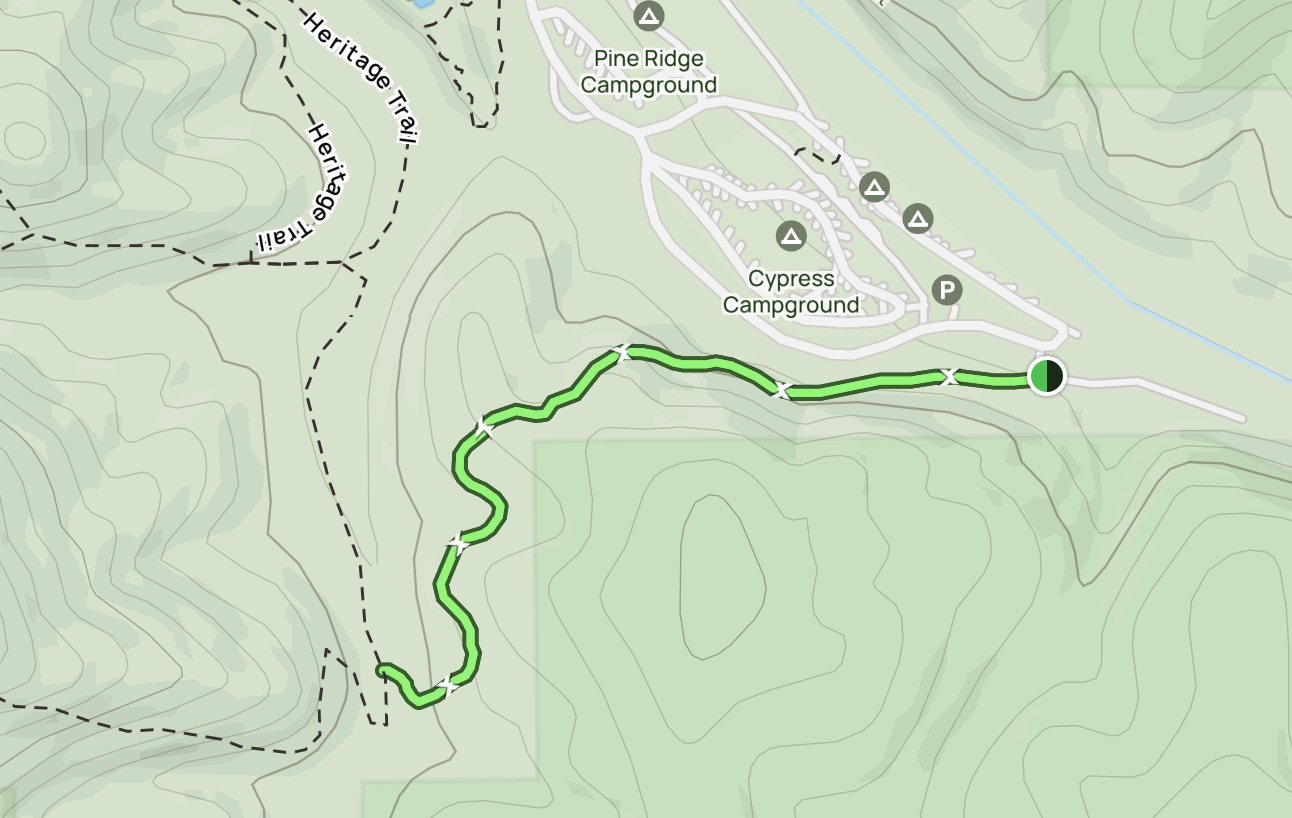 South Park Trail - Cypress Campground - Beavers Bend State Park