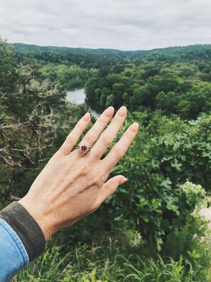 Grandmother's ruby ring