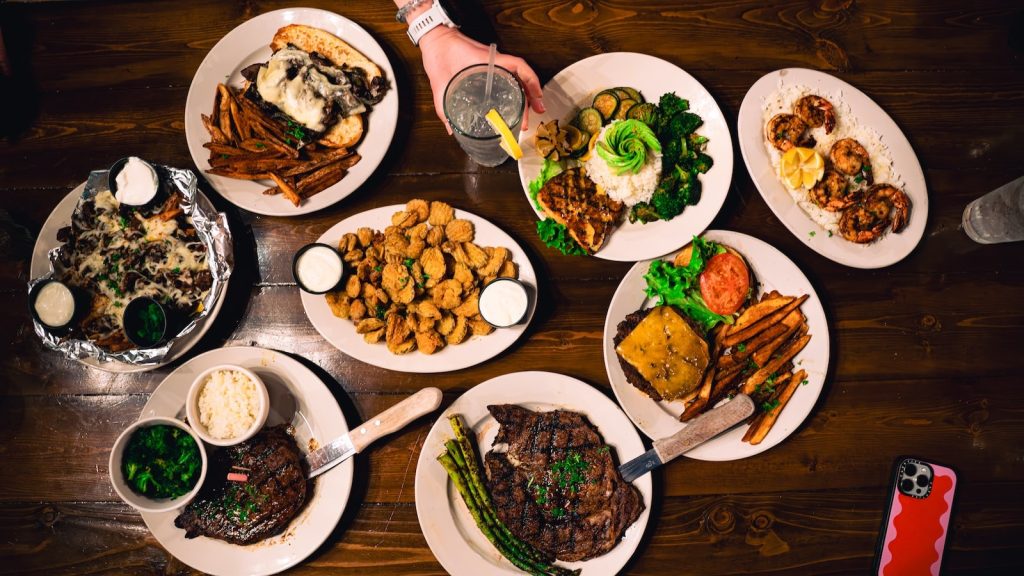 A smorgasbord of meats at Rogue Local