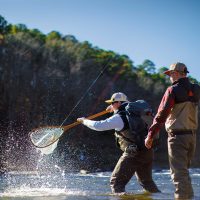 fly fishing in Beavers Bend State Park and the Lower Mountain Fork River in Beavers Bend Oklahoma