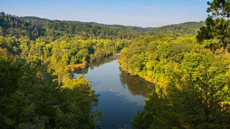 Hiking Views Beavers Bend