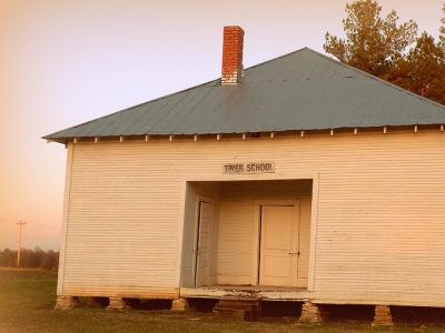 The Tiner school, near broken bow, is one of the few remaining one-room schoolhouses in Oklahoma.